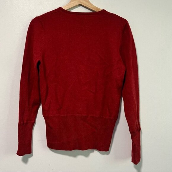 Mercer & Madison Red 100% Merino Wool Sweater – Size Large - Picture 2 of 9